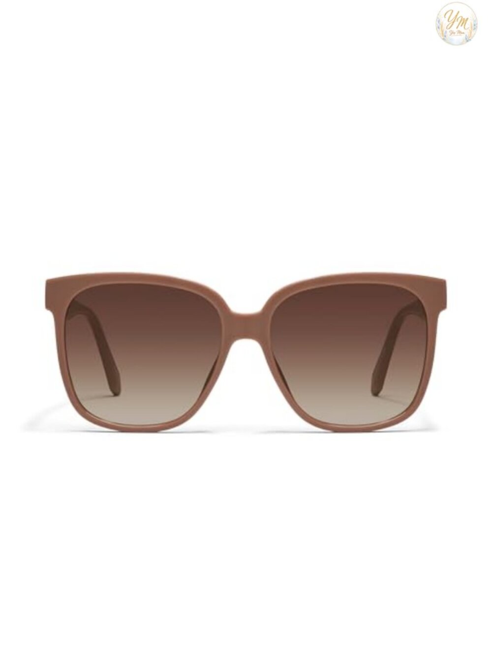 QUAY Wide Awake Non Polarized Square Sunglasses for Women